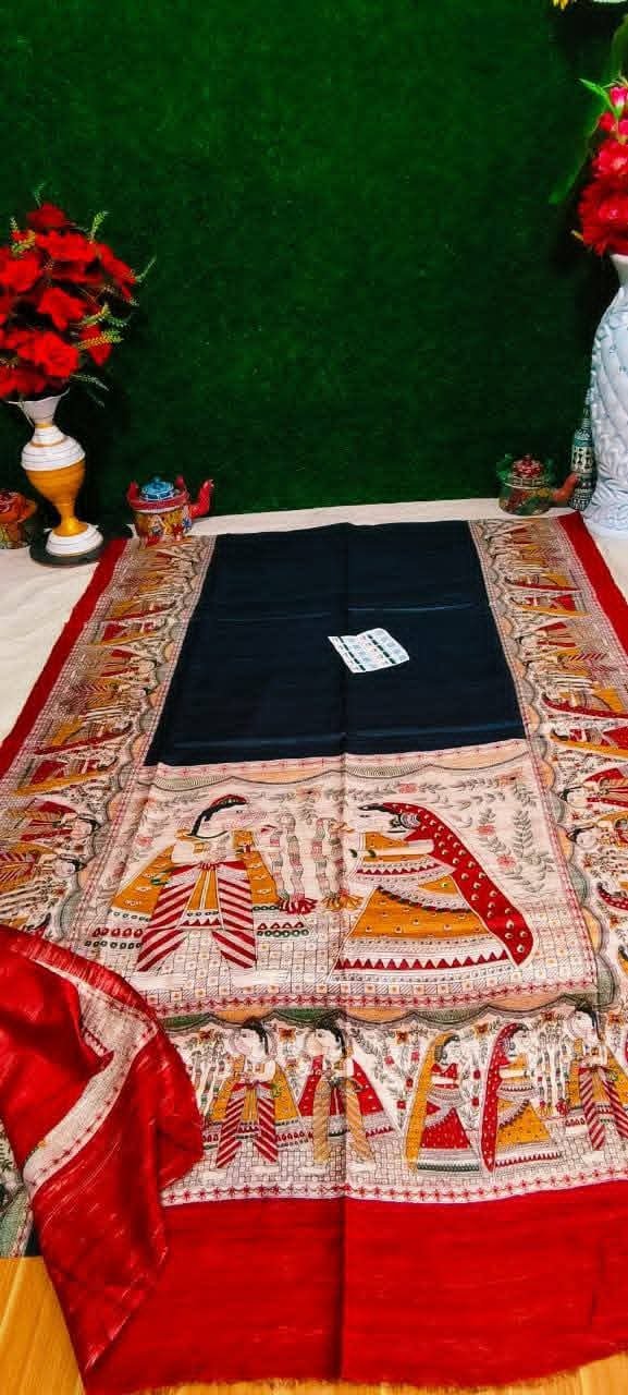 Pure customized tussar silk